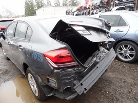 2014 HONDA CIVIC LX 4DR GRAY 1.8L AT A18736